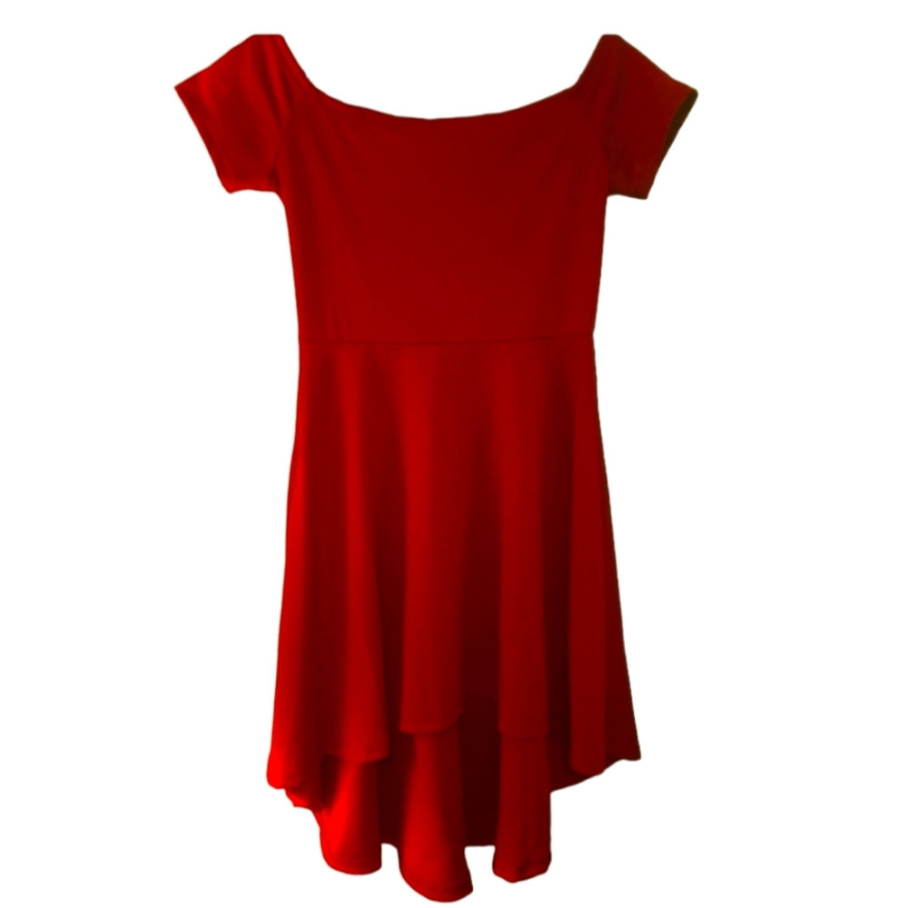 NWOT Maroon High-Low Dress